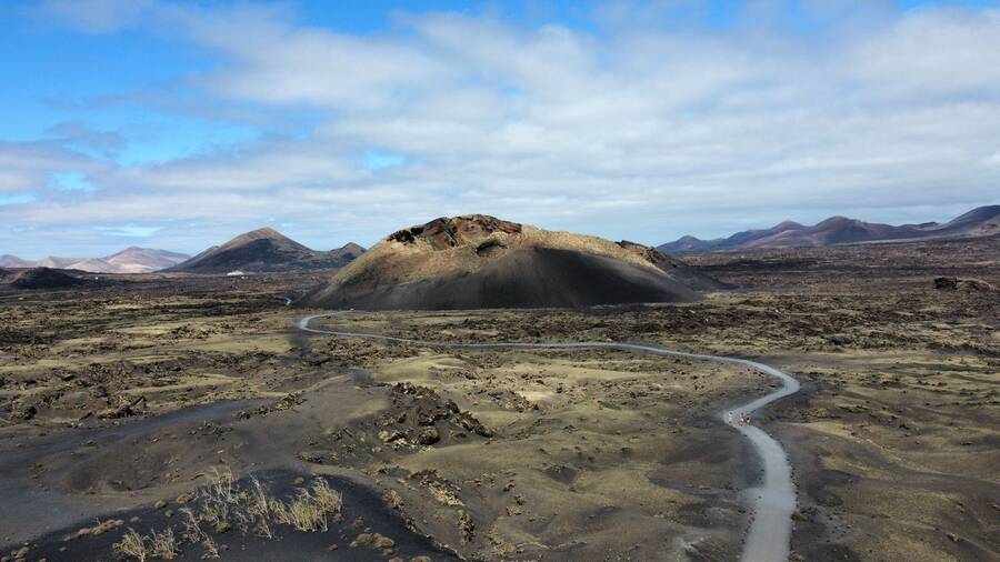 Cuervo Volcano route, lanzarote hiking routes